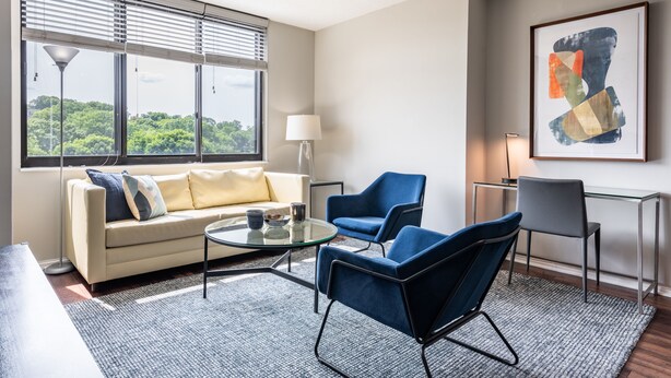 Living area - White Plains Two Bed with Luxury Amenities (White Plains)