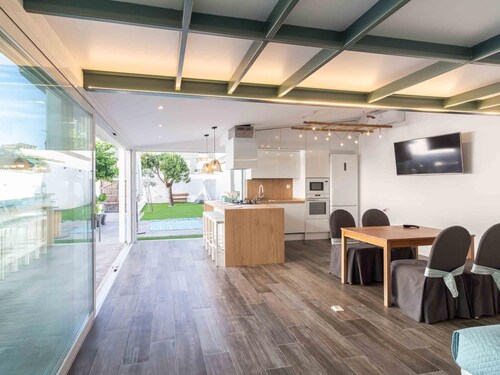 Small house with garden and pool