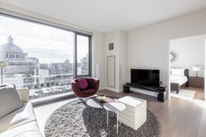 TV - Modern One Bedroom with Views (Boston)