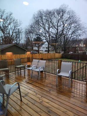 Terrace/patio - Charming 3-bedroom house in wonderful East Nashville (Nashville)