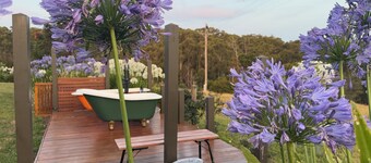 Miner's Cabin - Mountain views, outdoor baths, 40 mins to snow