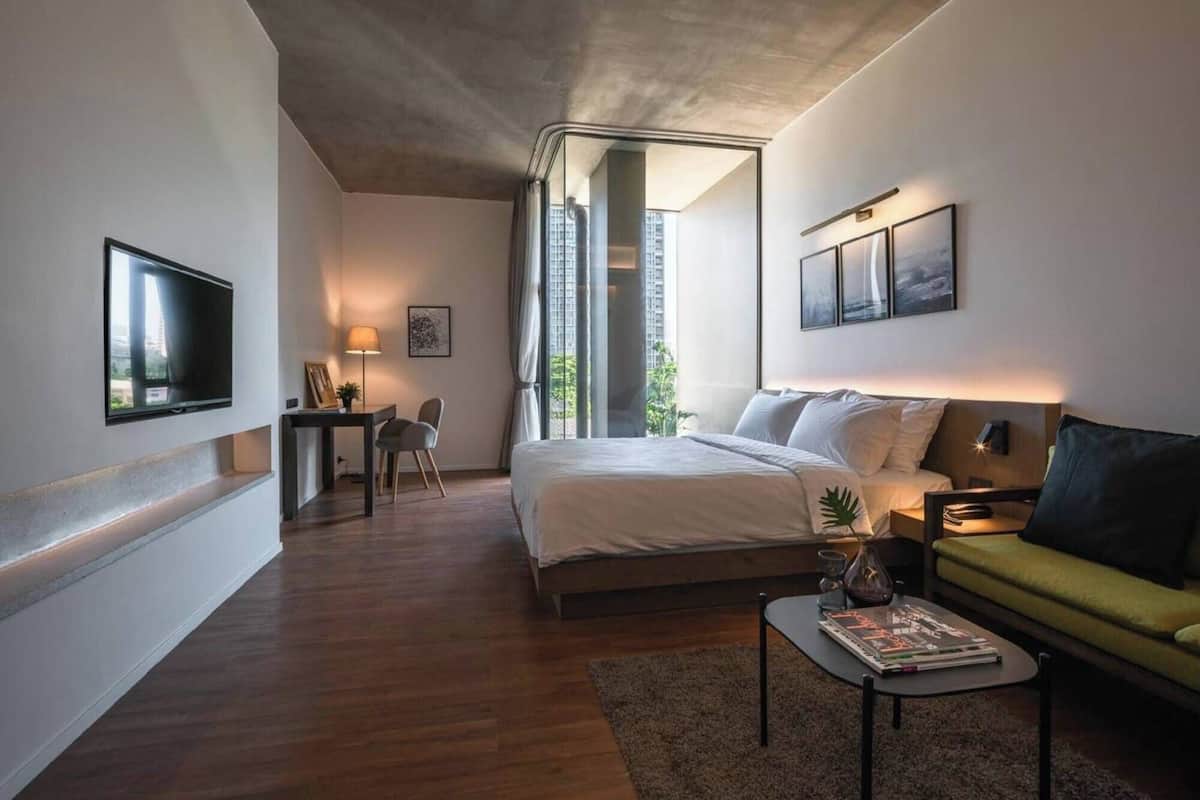 Quarto casal premier | 1 quarto, roupas de cama premium