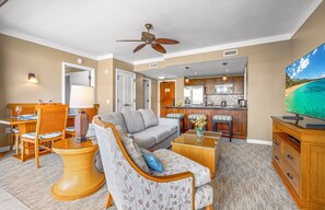 Smart TV, DVD player, stereo, offices