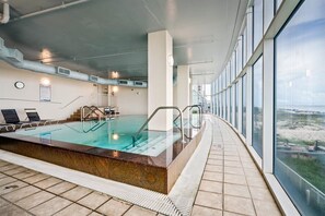 Indoor pool, a heated pool