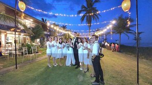Espace banquet en plein air