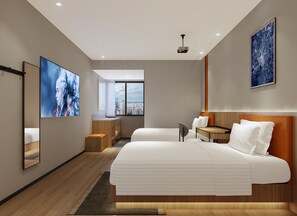 Classic Twin Room, City View | View from room - Mcsrh Hotel -Chengdu Jianshelu (Chengdu)