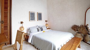 Biệt thự Tiêu chuẩn, 1 giường cỡ king, quang cảnh hồ bơi | 1 phòng ngủ, bộ trải giường bằng vải cotton Ai Cập 