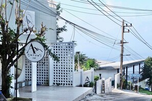 Façade de l’hébergement