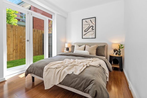 2 chambres, fer et planche Ă repasser, Wi-Fi gratuit, draps fournis