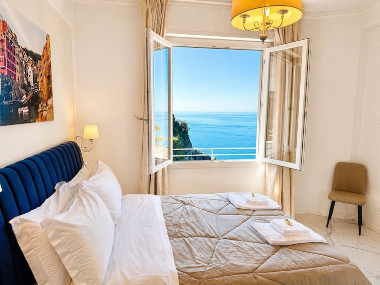 Interior lounge with sea views