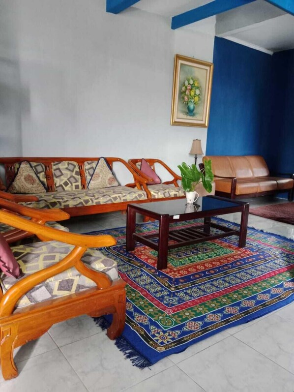 Familie vierpersoonskamer | Woonruimte