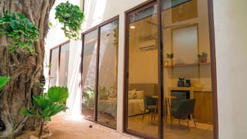 1 habitación, caja de seguridad en la habitación y cortinas blackout