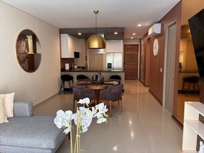 Design Apartment | Living area - Torre Eleve Apartments  (Mazatlán)