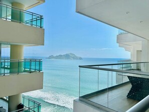 Comfort Apartment, Balcony, Partial Sea View | Balcony - Torre Eleve Apartments  (Mazatlán)