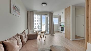 Apartamento conforto, sacada, vista para o mar