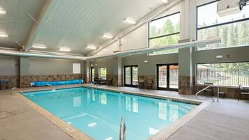 Indoor pool, a heated pool
