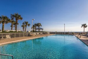Indoor pool, outdoor pool