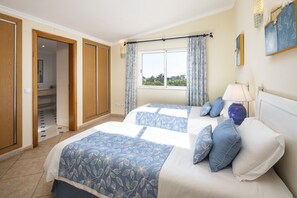 4 bedrooms, in-room safe, iron/ironing board, travel cot