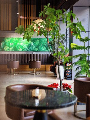 Sitteområde i lobbyen