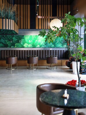 Sitteområde i lobbyen