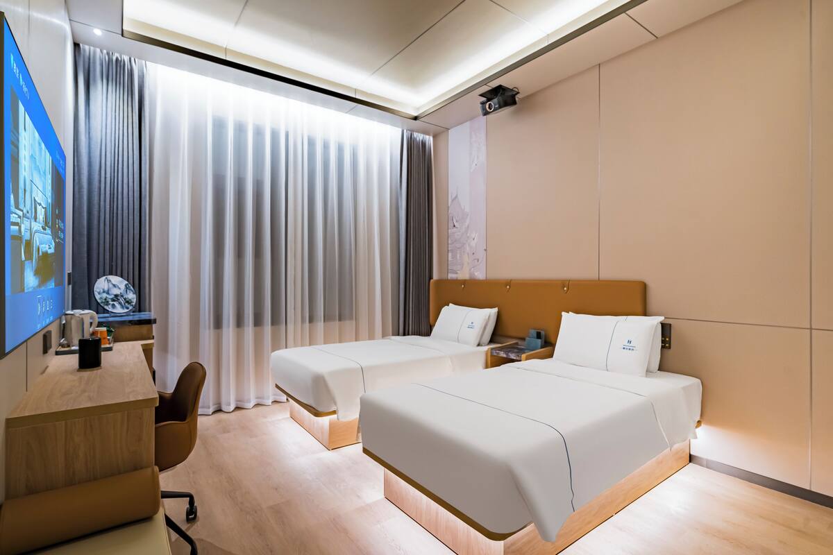 Standard Double Room | Desk, laptop workspace, blackout drapes, iron/ironing board (on request)