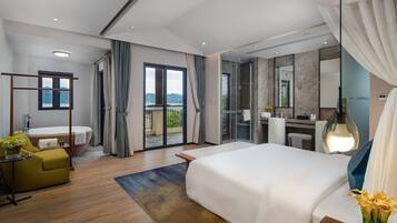 Villa de lujo | Ropa de cama de alta calidad, edredón y camas con efecto memoria