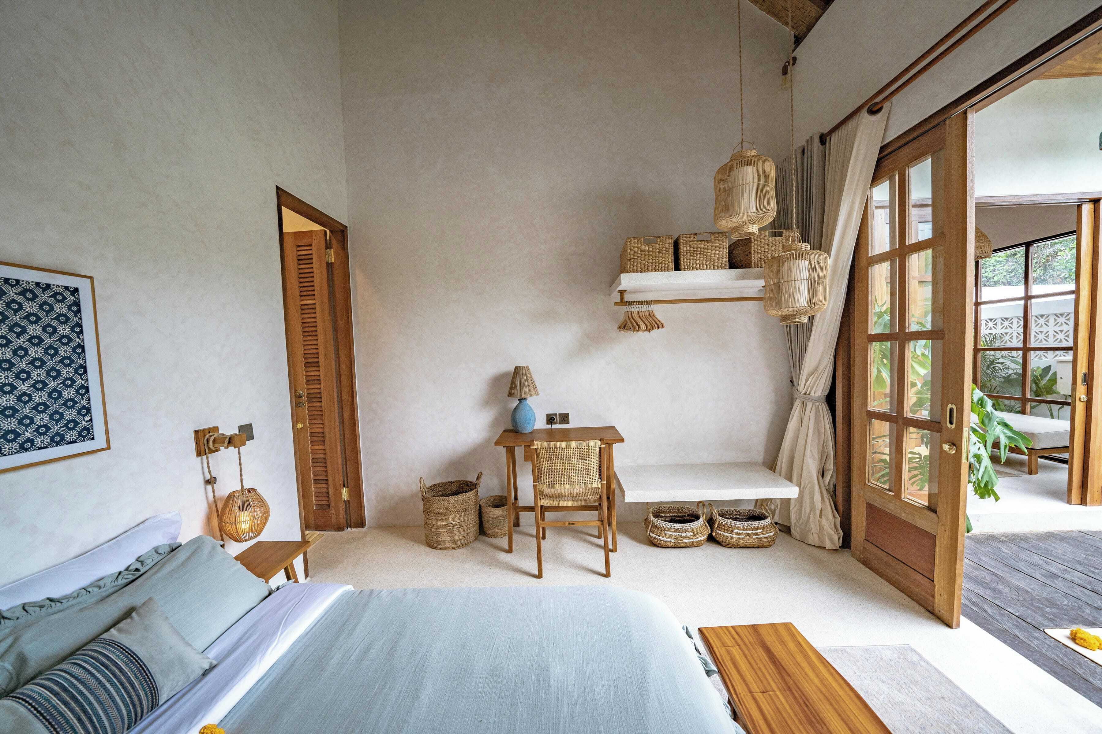 Villa Standard, 1 chambre, patio, vue piscine | 1 chambre, draps en coton égyptien, literie de qualité supérieure