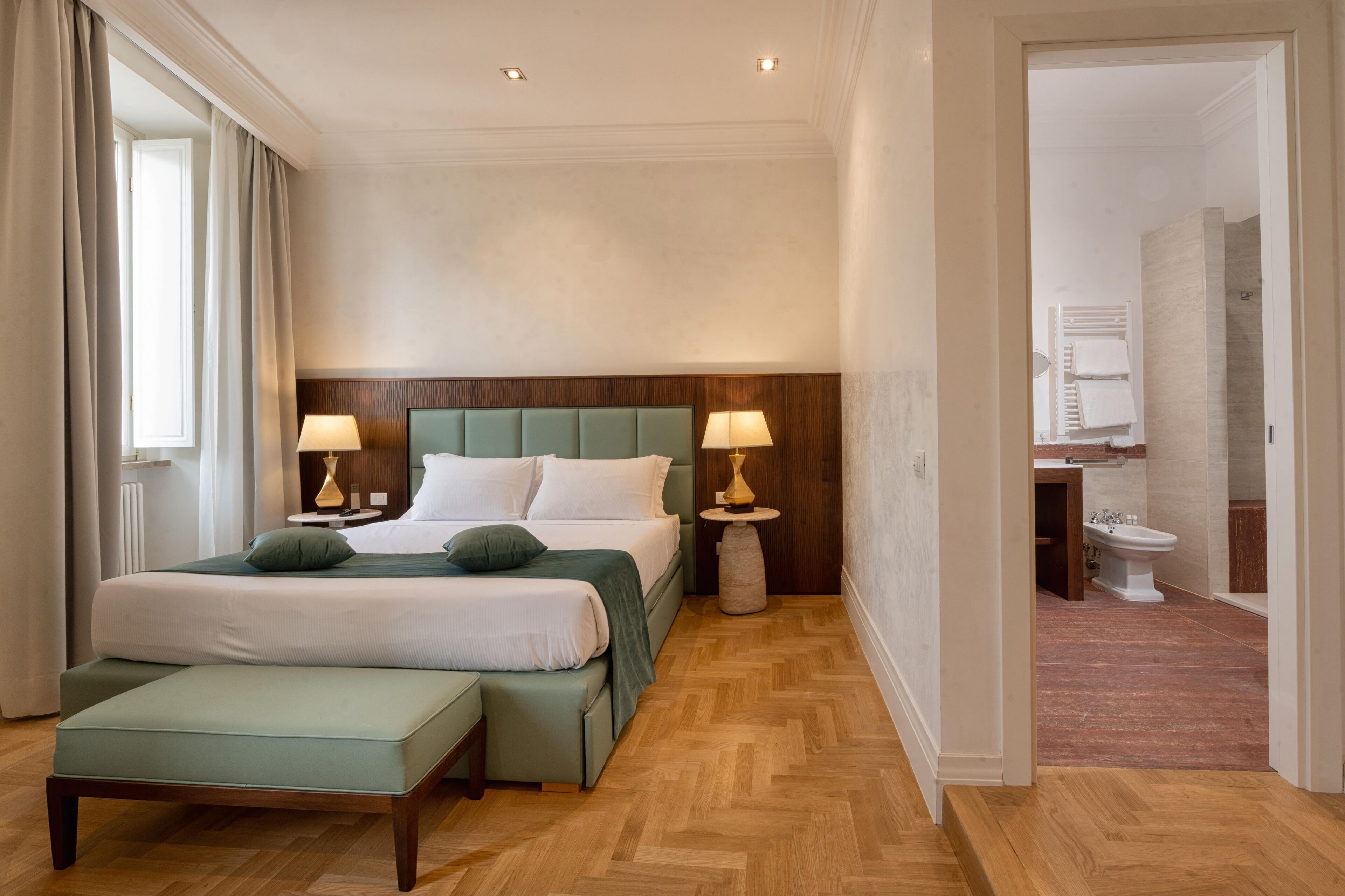 Premier Double Room, City View | Minibar, in-room safe, blackout drapes, soundproofing
