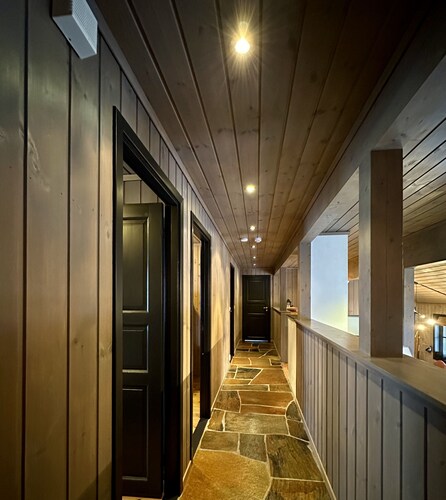 Large cabin at Sjusjøen with sauna, fireplace, view and cross-country skiing