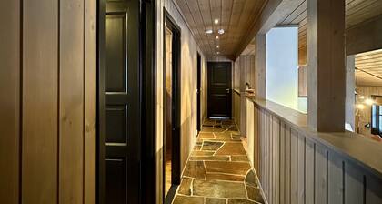 Large cabin at Sjusjøen with sauna, fireplace, view and cross-country skiing