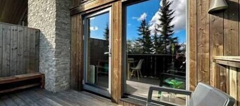 Sjusjøen ski in/out, ski storage, Wifi, grill & EV-charger, modern apartment!