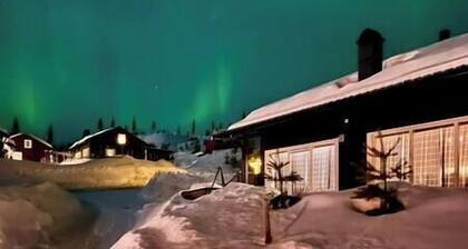 Family-friendly cabin Hemsedal with golf, ski in/out, fireplace and wifi