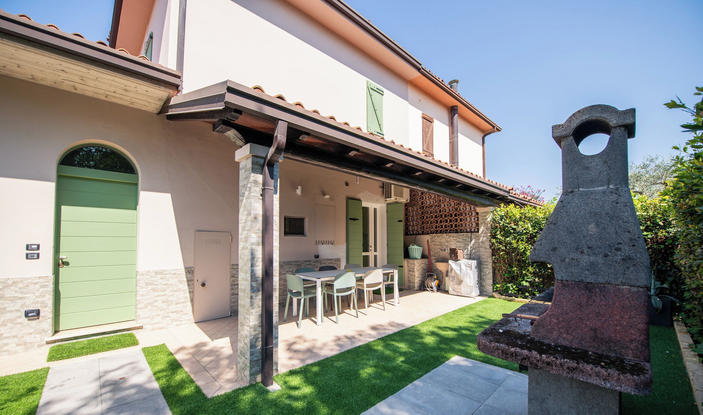 Blick auf den Garten