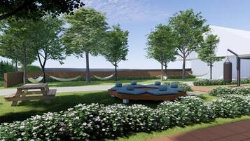 Shared Dormitory Per Bed | Opholdsområde | LED-tv