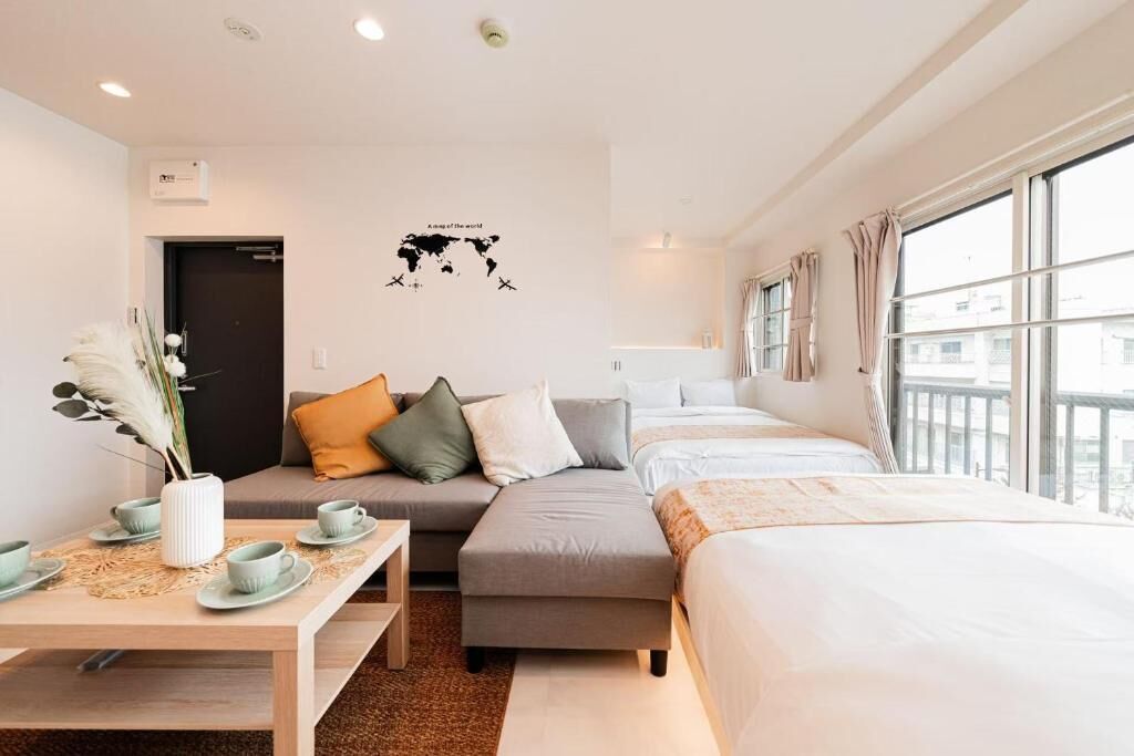 Business Apartment, Multiple Beds, City View | Premium bedding, down comforters, desk, soundproofing