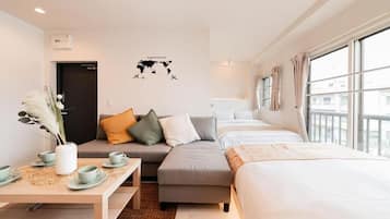 Business Apartment, Multiple Beds, City View | Premium bedding, down comforters, desk, soundproofing