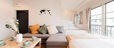 Business Apartment, Multiple Beds, City View | Premium bedding, down comforters, desk, soundproofing