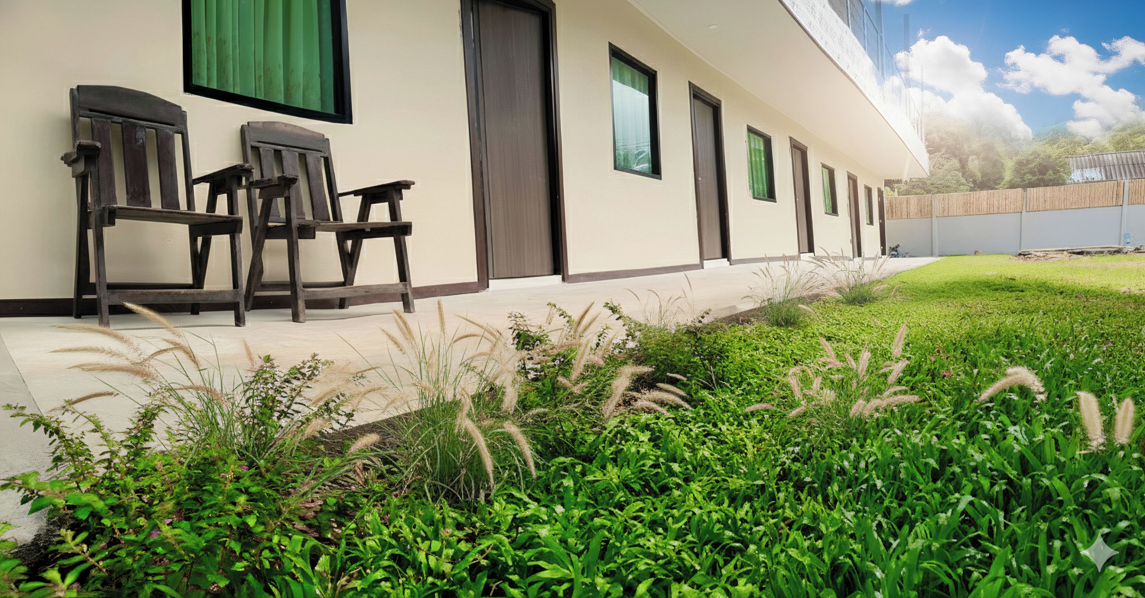 Standard-dobbeltværelse - udsigt til have | Restaurant