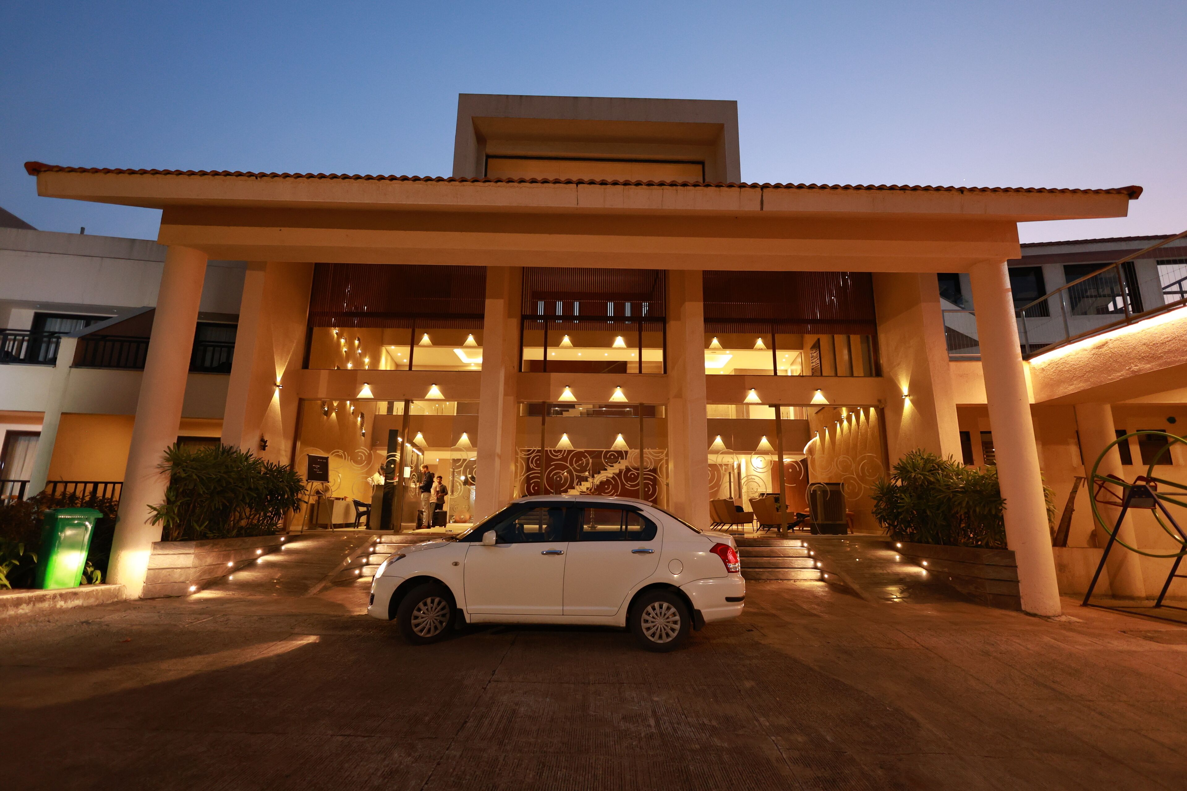 Front of property - evening/night