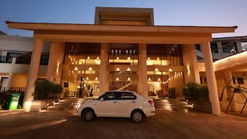 Front of property – evening/night