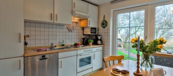 Speelwark- directly on the dyke in Dagebüll with terrace and beach chair