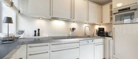 Kühlschrank, Herdplatte, Geschirrspüler