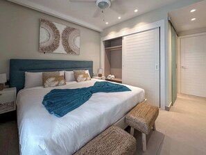 2 habitaciones, tabla de planchar con plancha, cuna de viaje y wifi 