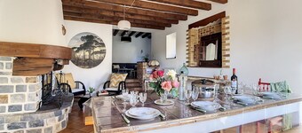 Gîte Le Karrdi (sleeps 10) ideal for families. Pets welcome!