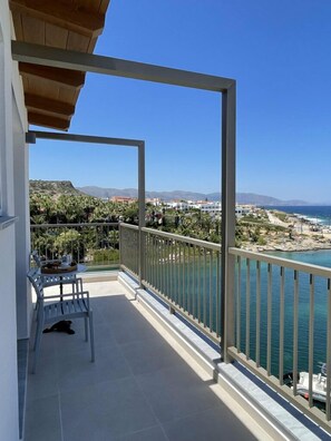 Deluxe Studio, Balcony, Sea View | Terrace/patio