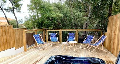 Villa accĂšs mer avec spa