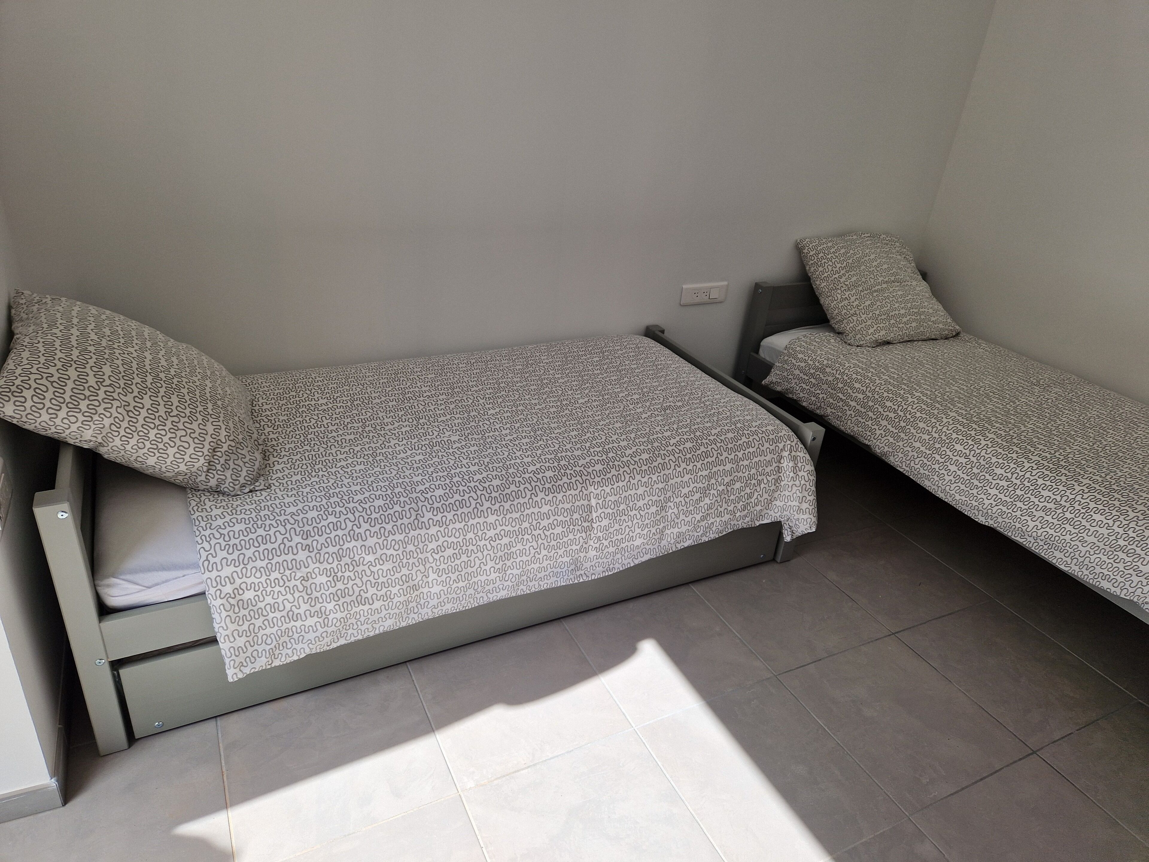 雙人房, 庭園景觀 | 床單