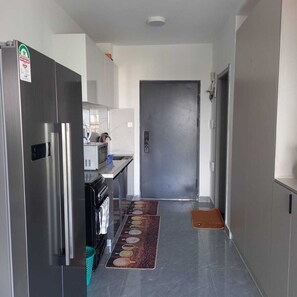 Interior - Studio apartment on the 13th floor, has breathtaking views from the balcony. (Nairobi)