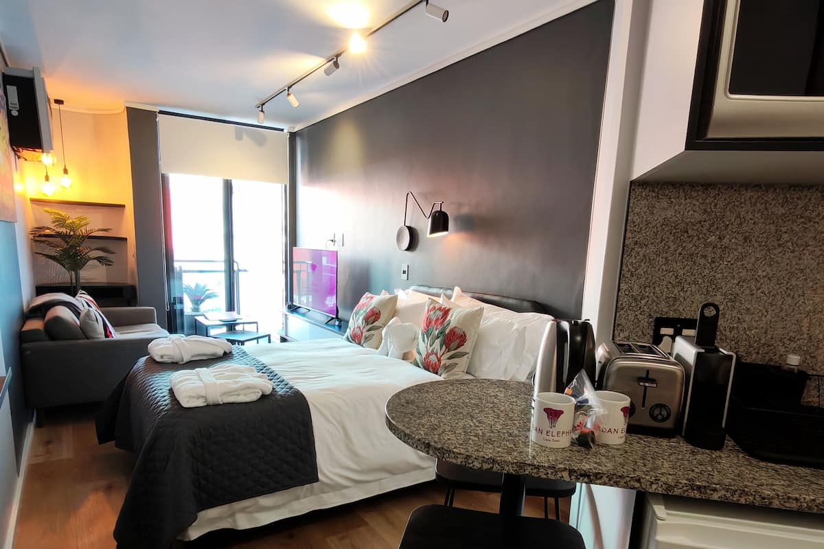 Apartment 206 | Premium bedding, minibar, in-room safe, iron/ironing board