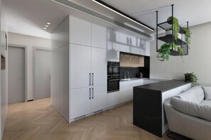 Apartment, Courtyard View | Private kitchen | Electric kettle, toaster - Jaffa Flea Market Stay by Sea N' Rent (Tel Aviv)
